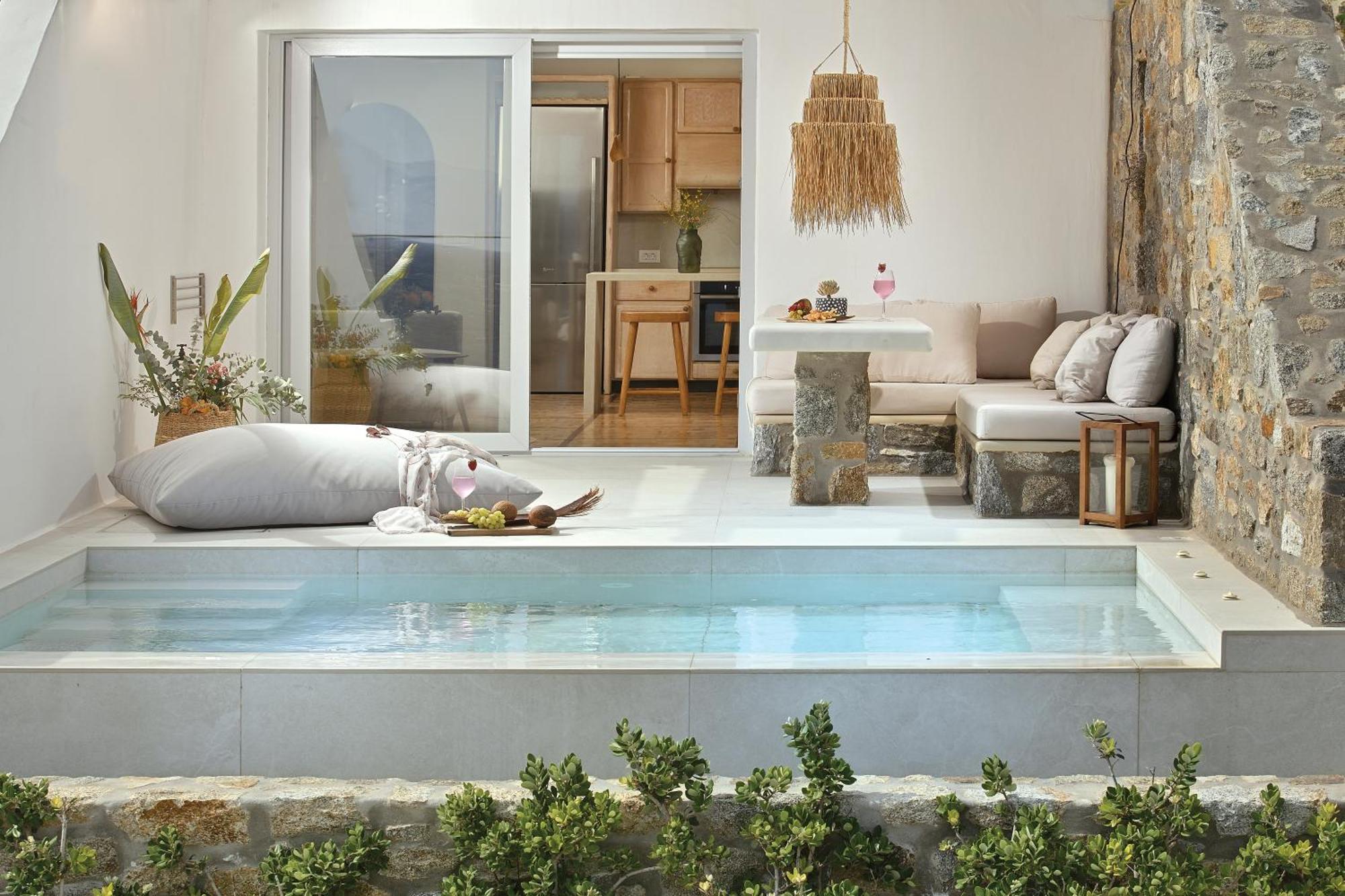 Vlia Mykonos Apartman Kalafáti Kültér fotó