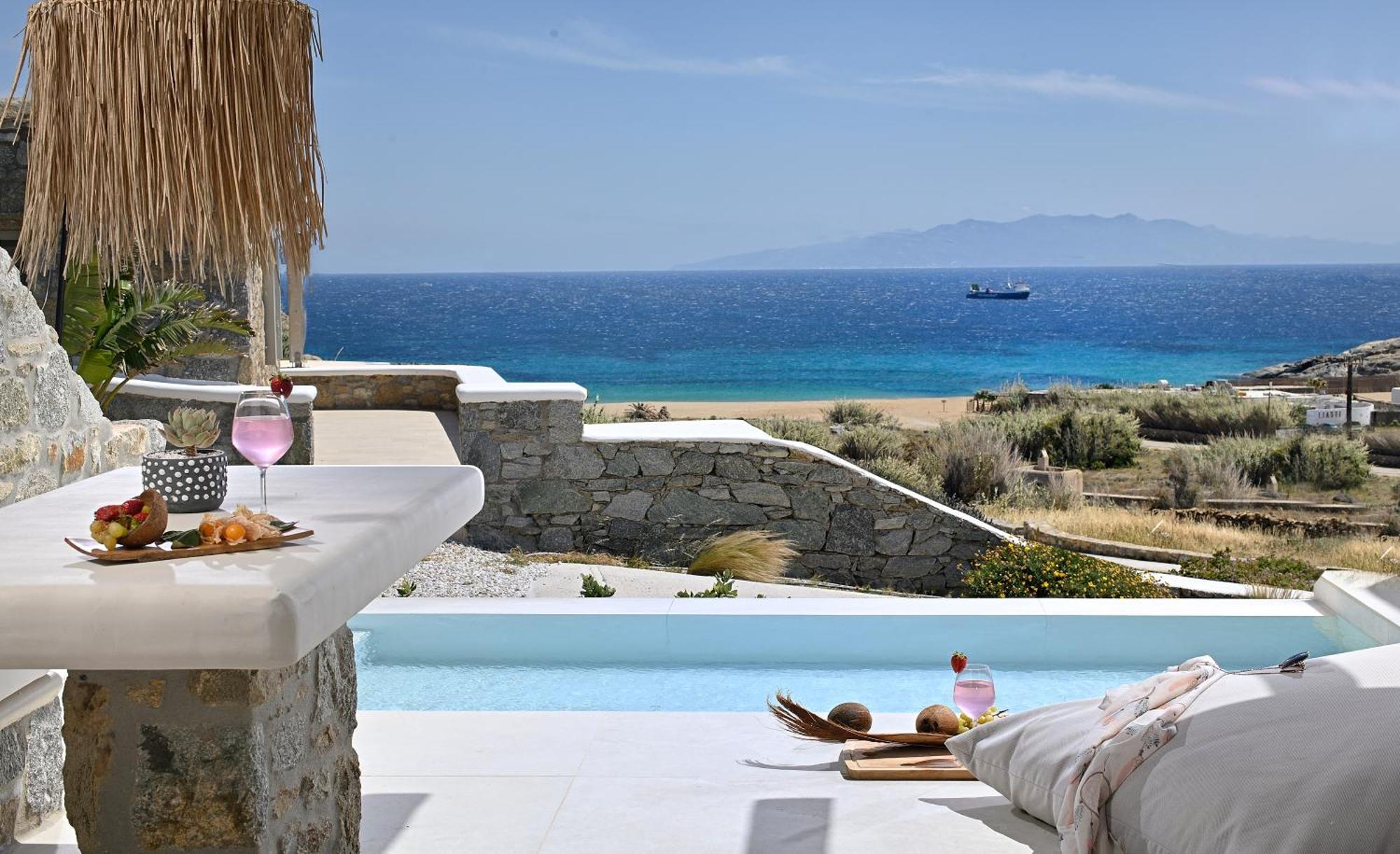 Vlia Mykonos Apartman Kalafáti Kültér fotó