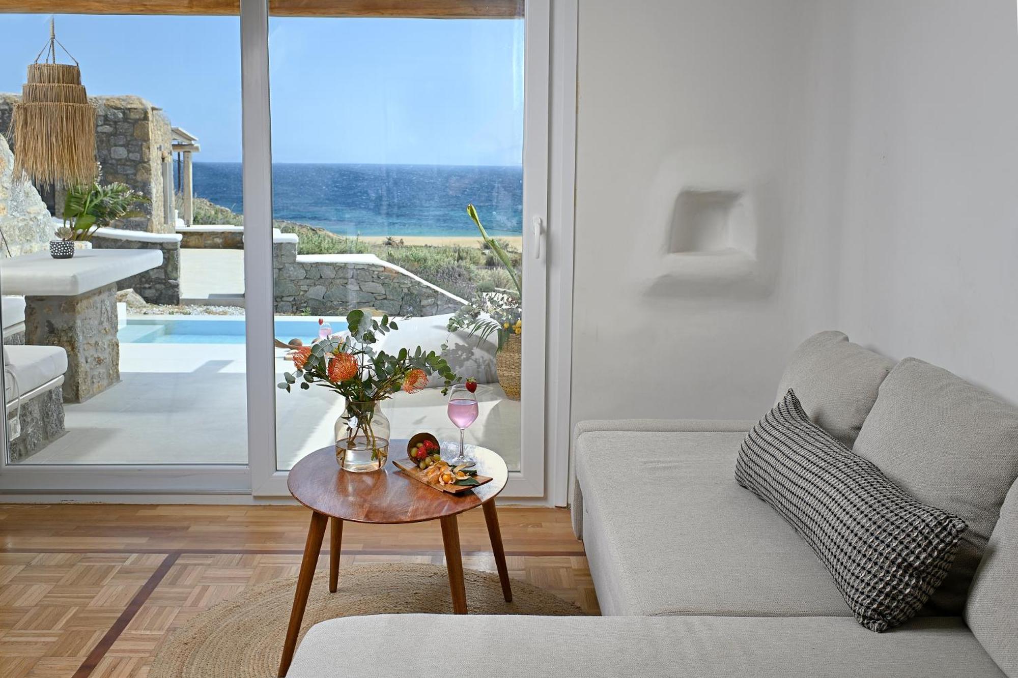 Vlia Mykonos Apartman Kalafáti Kültér fotó