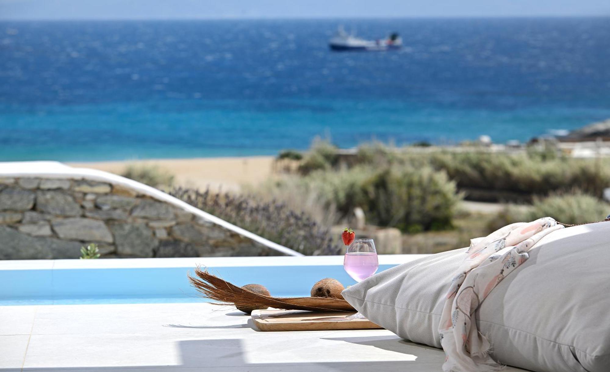 Vlia Mykonos Apartman Kalafáti Kültér fotó